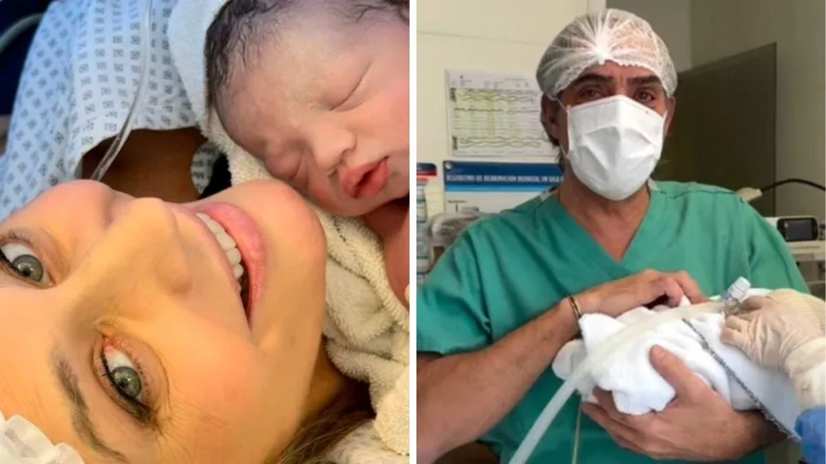 Rocío Marengo y Eduardo Fort presentaron oficialmente a su hijo Isidro.