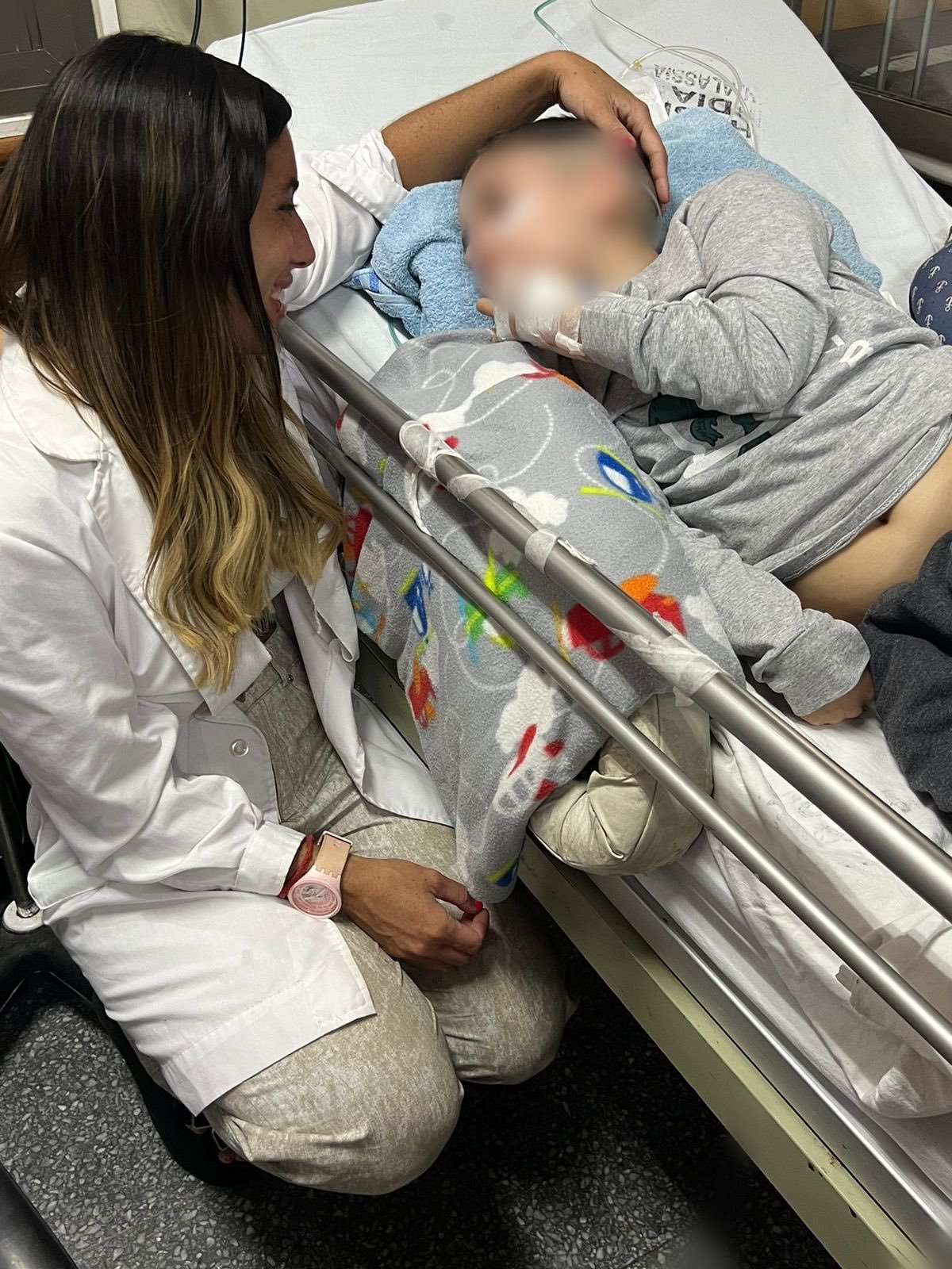 Catalina de Gran Hermano visitó el hospital Alassia. Catalina de Gran Hermano visitó el hospital Alassia.