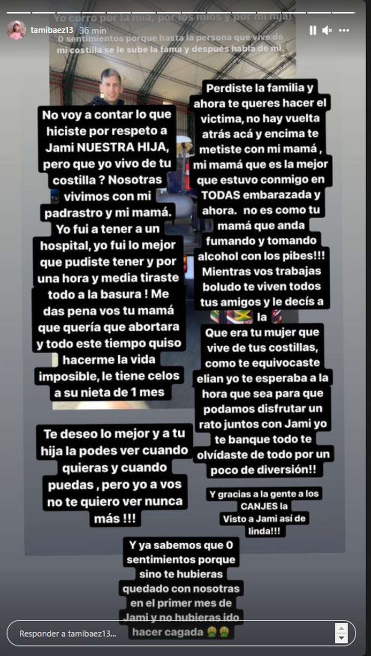 La fuerte crisis que tuvieron L-Gante y Tamara B&aacute;ez en octubre.