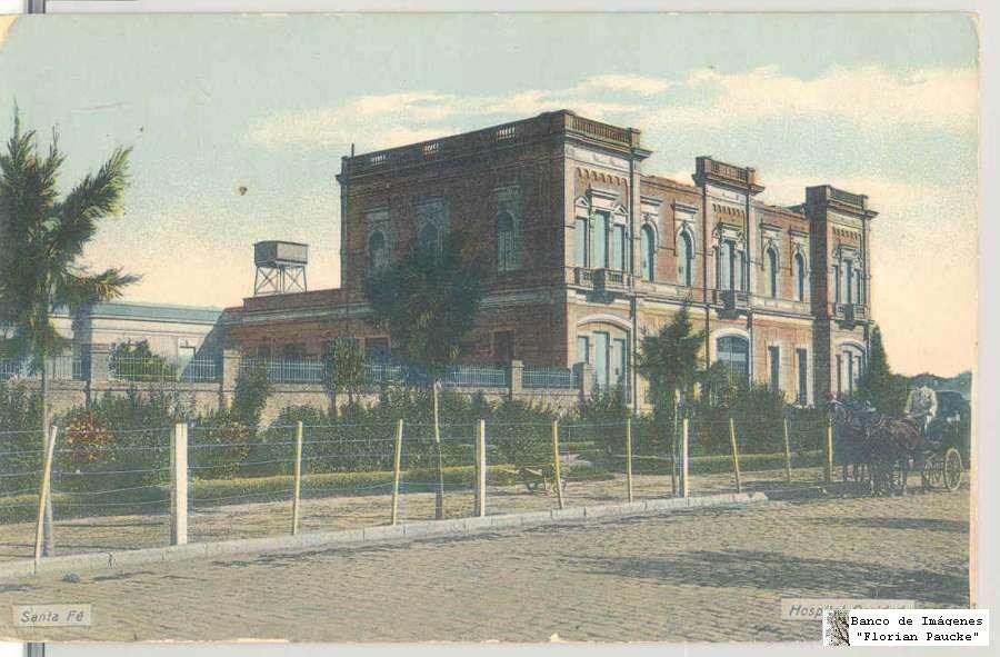 Imagen d ela fachada del nuevo edificio del nuevo Hospital de Caridad