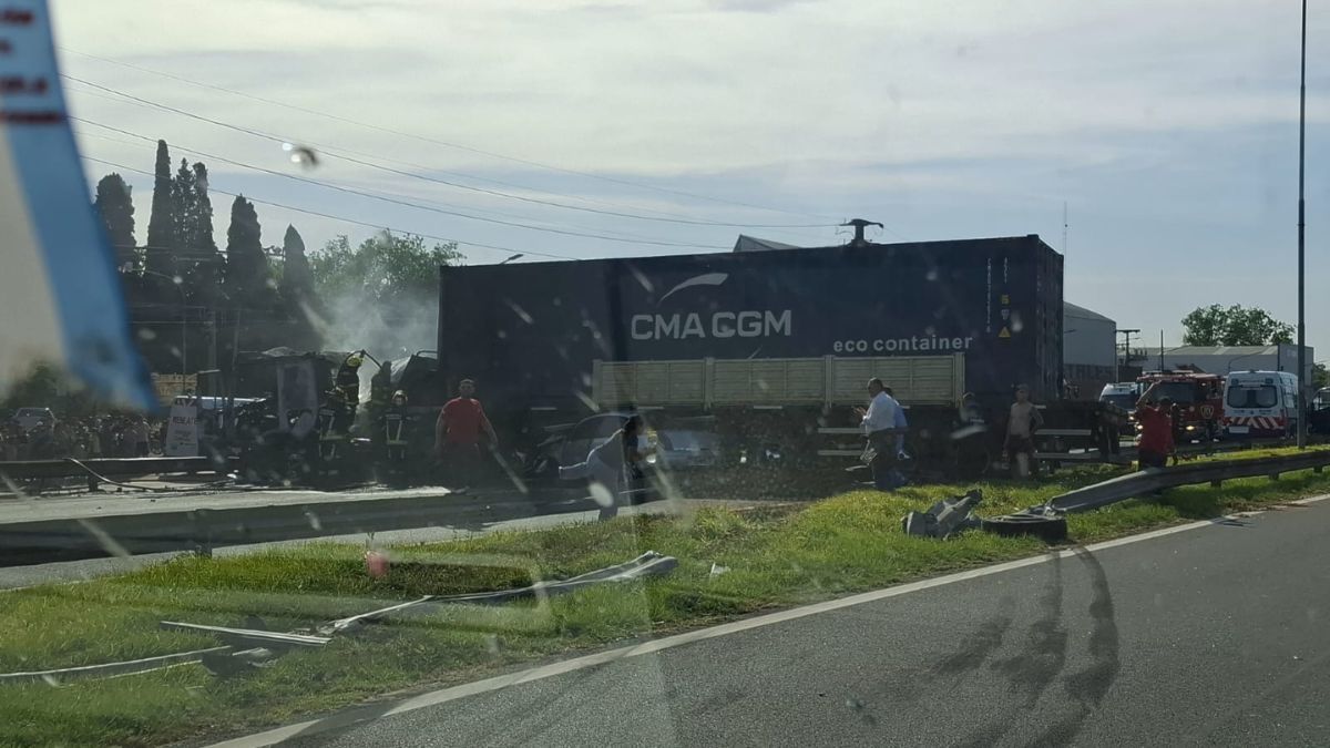 El accidente sucedió durante la siesta de este jueves.