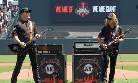 metallica toca himno eeuu en partido de baseball de san francisco metallica toca himno eeuu en partido de baseball de san francisco