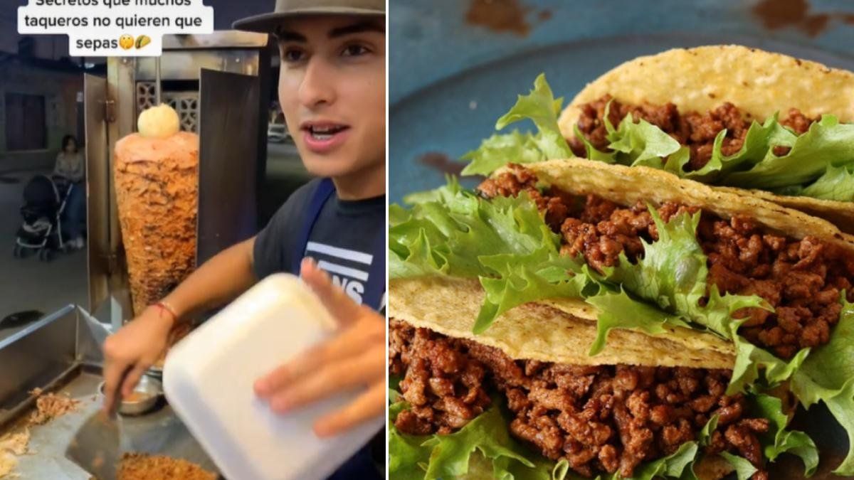 Indignación: un tiktoker reveló cómo se venden tacos con menos carne a un mayor precio