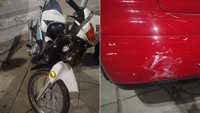 Otro choque con una moto en Santa Fe: una mujer resultó herida en plena avenida Facundo Zuviría