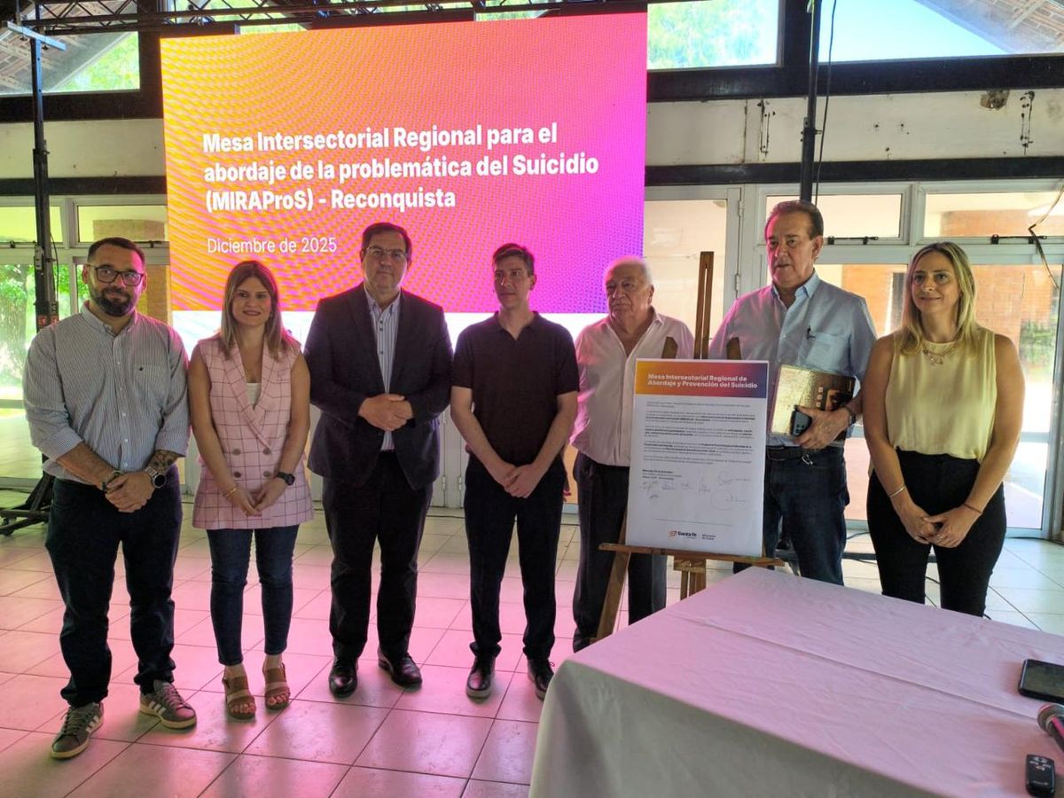 Santa Fe impulsa mesas intersectoriales en todo el territorio para fortalecer el abordaje comunitario del suicidio.