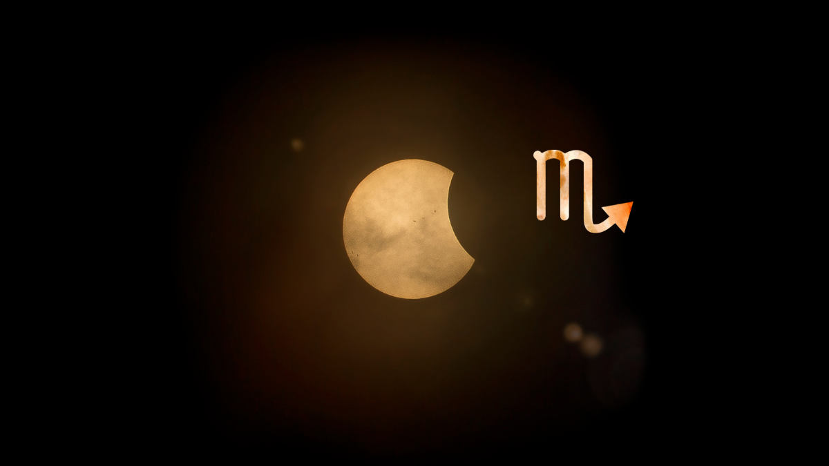 El eclipse de luna del 5 de mayo se dará en el grado 14º de Escorpio.