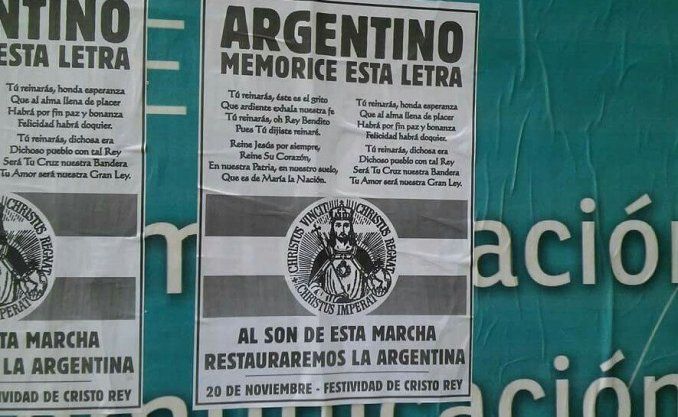 Paraná empapelada con un misterioso cartel