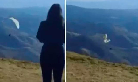VIDEO: una mujer cayó durante un vuelo en parapentes en São Paulo VIDEO: una mujer cayó durante un vuelo en parapentes en São Paulo