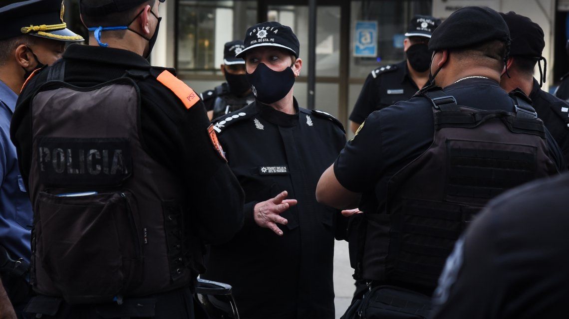 Emilce Chimenti supervisó operativos de seguridad en la ciudad de Rosario.&nbsp;