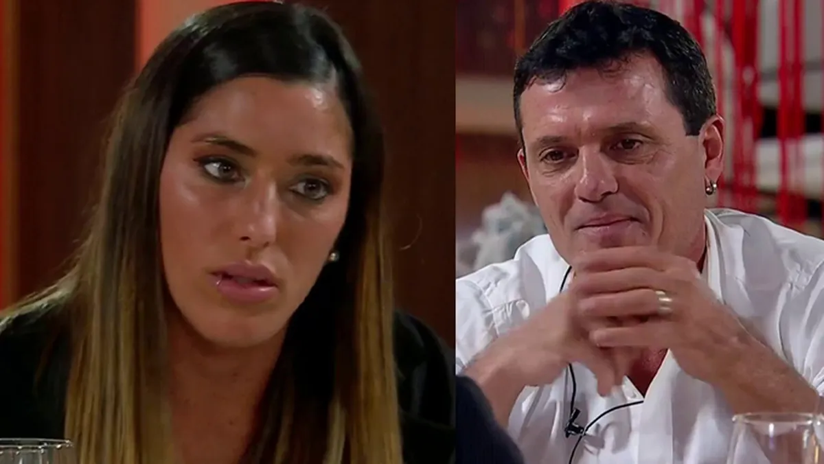 Catalina junto a su padre, Adrián Gorostidi, en Gran Hermano. Catalina junto a su padre, Adrián Gorostidi, en Gran Hermano.