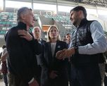 Pullaro y Macri recorrieron una de las obras emblemáticas para los Juegos Suramericanos. Pullaro y Macri recorrieron una de las obras emblemáticas para los Juegos Suramericanos.