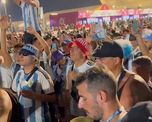 asi vivieron la previa del partido frente a mexico los argentinos que estan en qatar