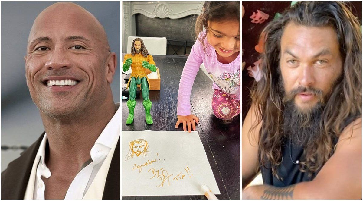 El gran gesto de Jason Momoa con Dwayne Johnson por su hija