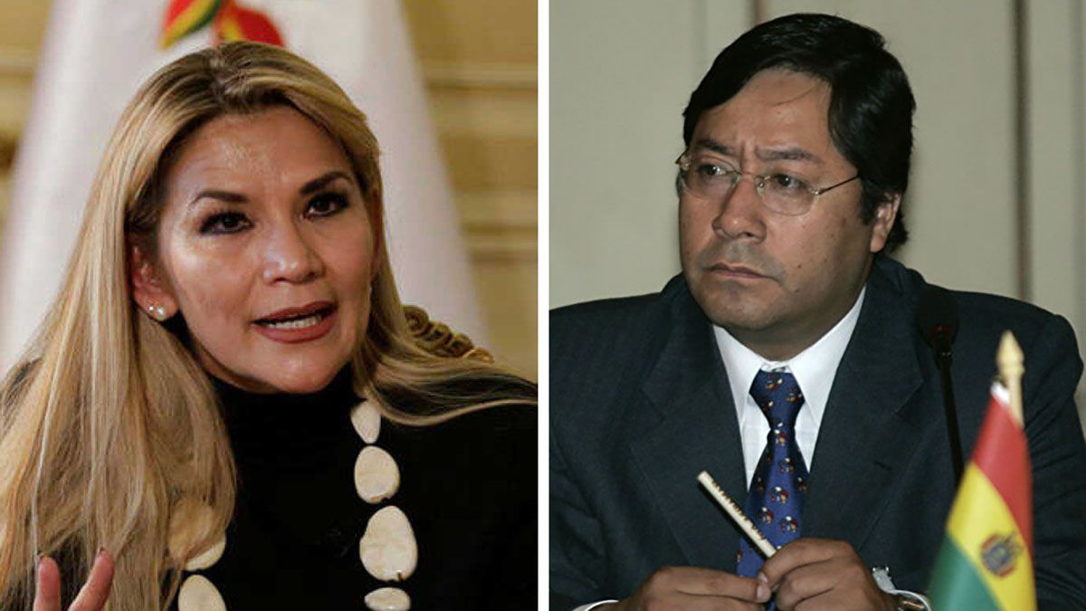 La presidente de Bolivia