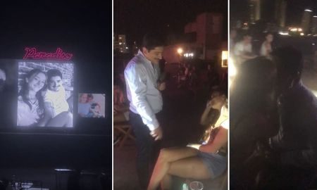 Un romántico espectáculo se vivió este jueves a la noche en el cine al aire libre de la ciudad de Santa Fe. Un romántico espectáculo se vivió este jueves a la noche en el cine al aire libre de la ciudad de Santa Fe.