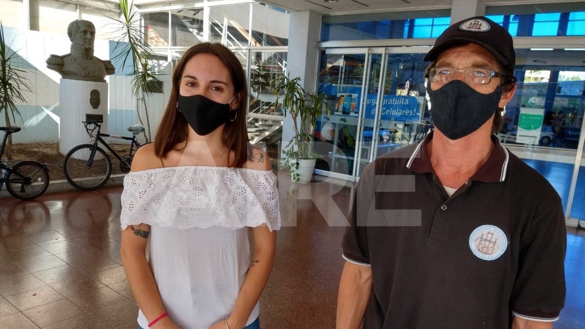 Rocio Oberlin y Fabián Aquino