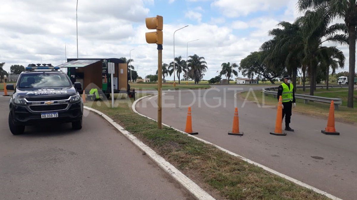 Control. Así está uno de los accesos en el norte provincial.&nbsp;