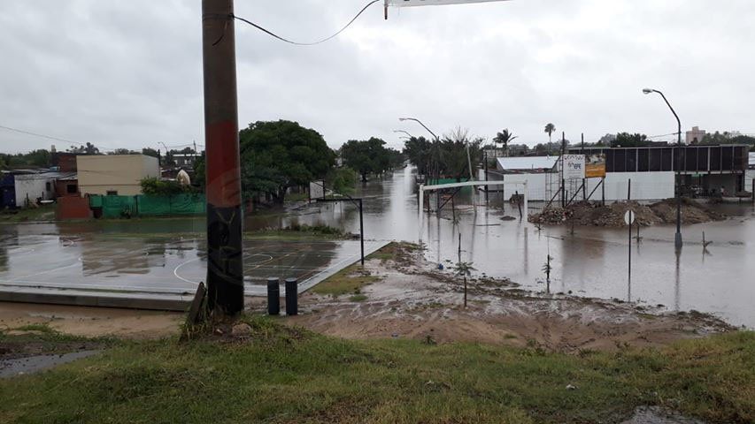 Diluvió en Santa Fe y hay barrios inundados
