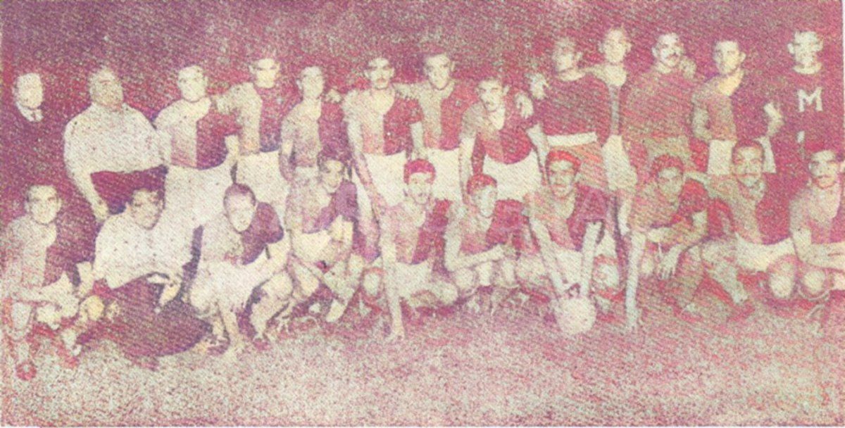 El 2 de abril de 1949 se inauguraron las luminarias artificiales en el Estadio de Barrio Centenario. En la foto El 2 de abril de 1949 se inauguraron las luminarias artificiales en el Estadio de Barrio Centenario. En la foto