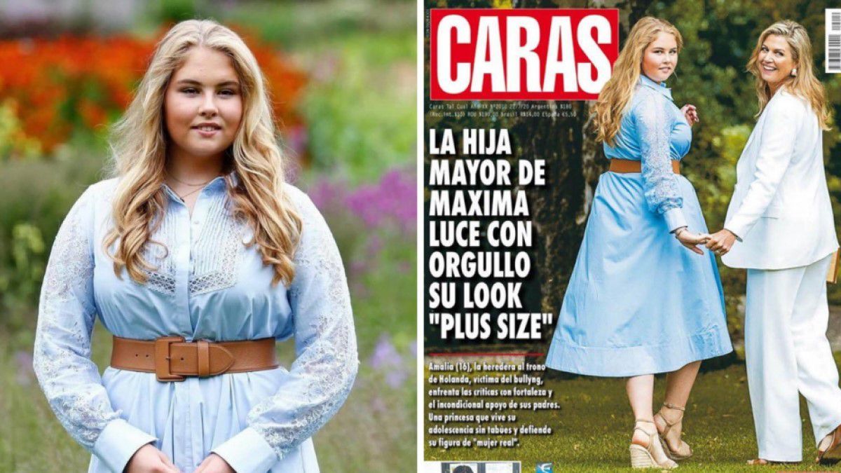 Tapa Caras que muestra a&nbsp;M&aacute;xima Zorreguieta y su hija mayor