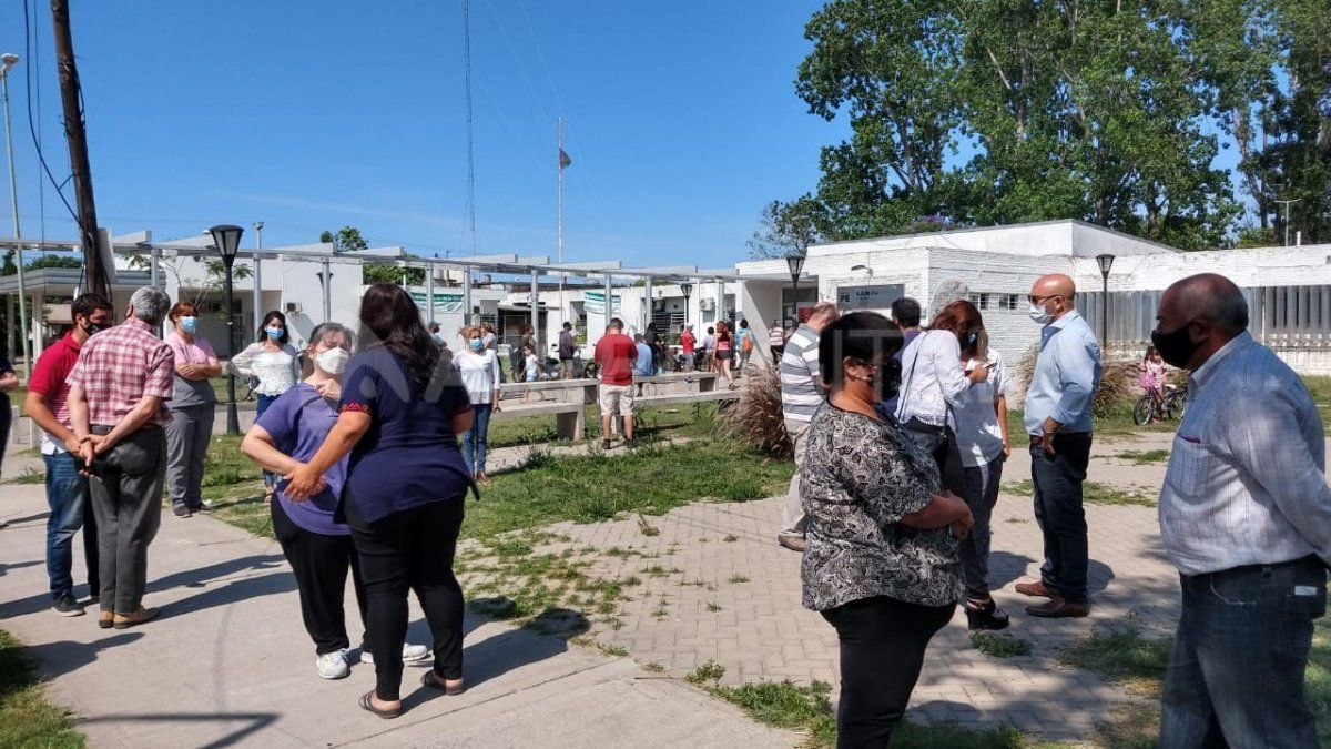 Autoriades de Santo Tomé y compañeros del Samco de Sgavetti