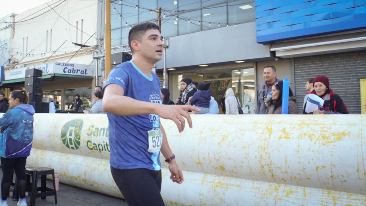 Nicolás Borgia – ganador 5K masculino. Nicolás Borgia – ganador 5K masculino.
