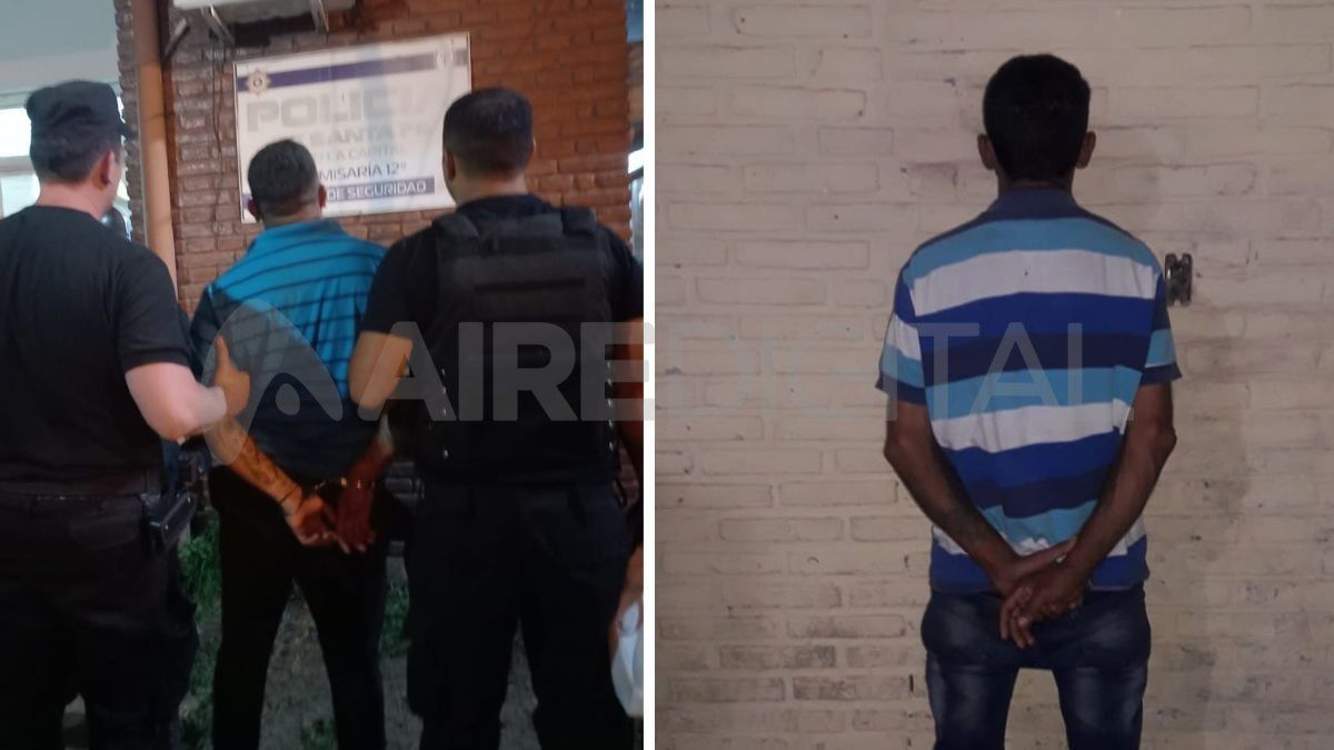 Uno de los detenidos fue identificado por tenencia de armas de fuego y de guerra. El otro, por robo calificado.