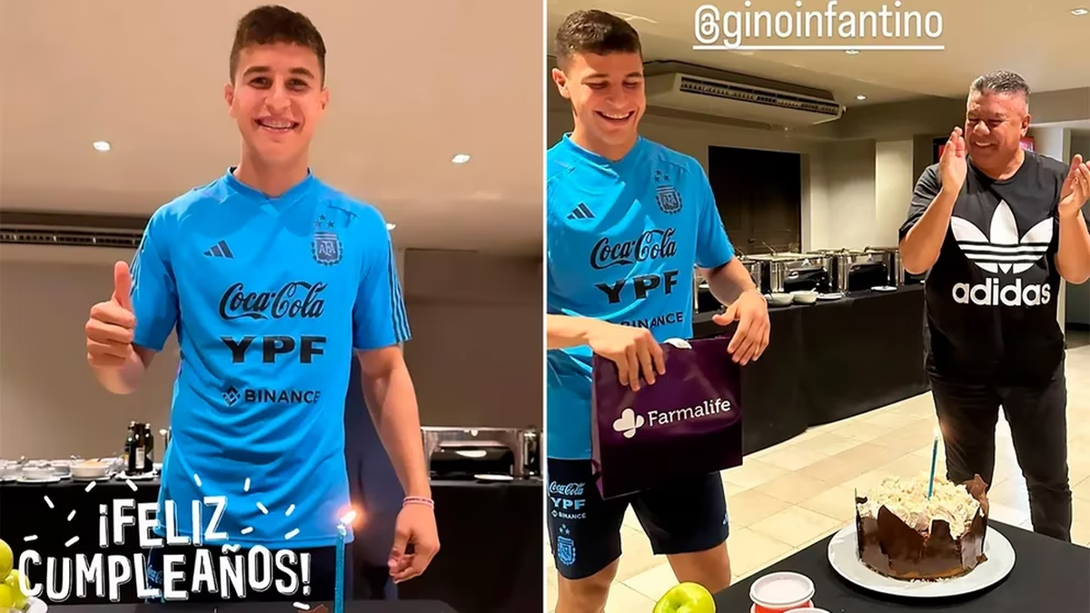 Infantino festejó sus 20 años