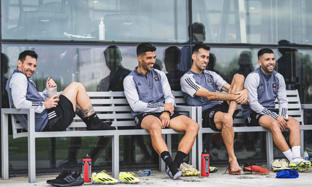 messi y suarez, juntos otra vez: volvio la dupla en inter miami messi y suarez, juntos otra vez: volvio la dupla en inter miami