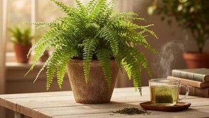 Té verde en tu helecho: para qué sirve y qué beneficios tiene