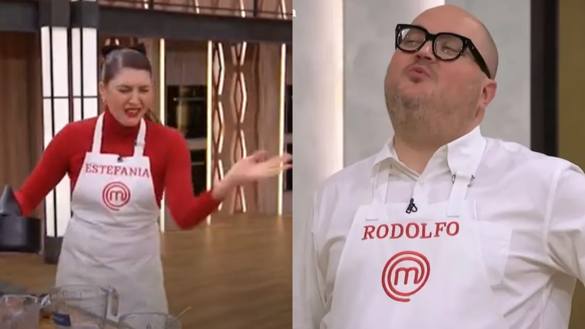 Escándalo en MasterChef: Estefanía Herlein acusó a Rodolfo de haberla intoxicado