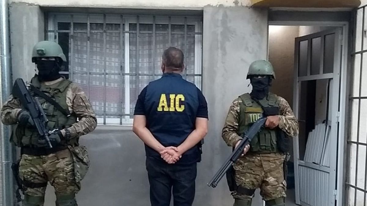 AIC en uno de los allanamientos realizados.