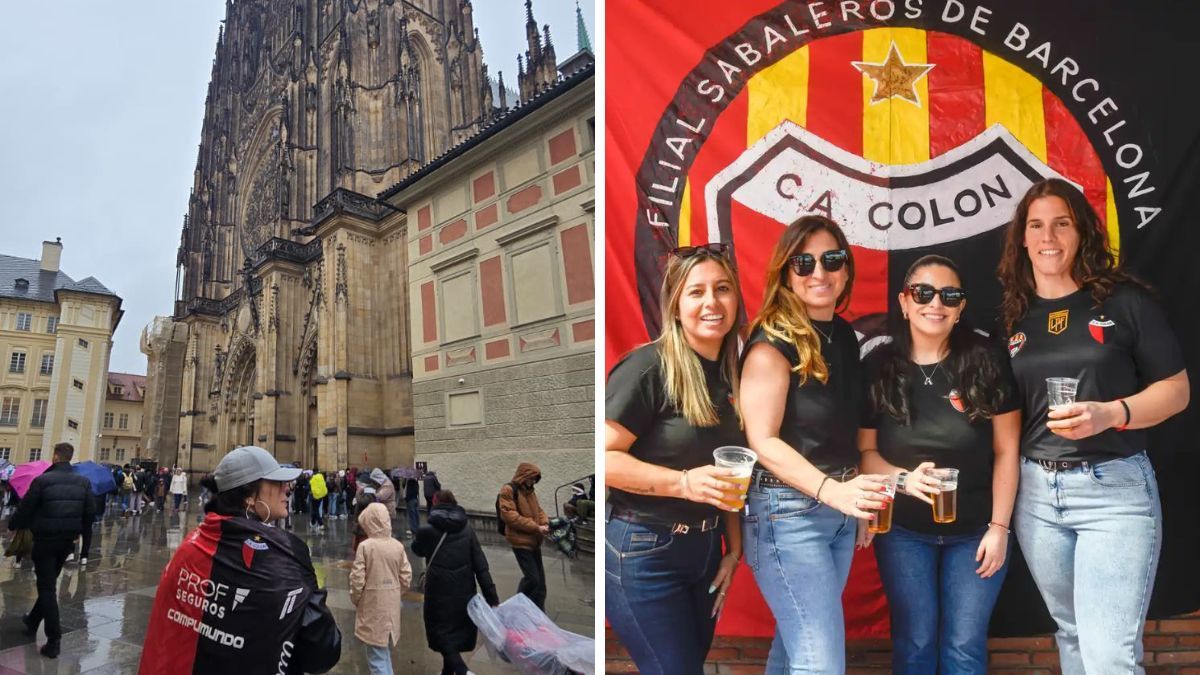 Hinchas de Colón celebran a la distancia los 121 años de la institución.