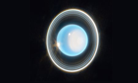 La impactante nueva imagen de Urano que reveló la NASA. La impactante nueva imagen de Urano que reveló la NASA.