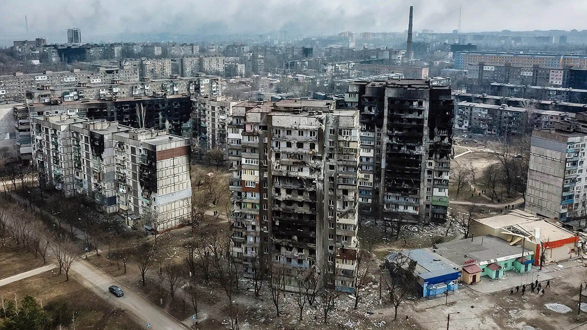 Mariúpol es un símbolo de la destrucción de Rusia en Ucrania.