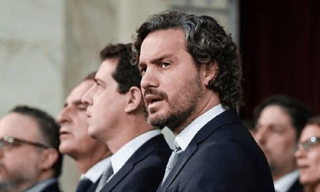 El jefe de Gabinete de Ministros, Santiago Cafiero. El jefe de Gabinete de Ministros, Santiago Cafiero.