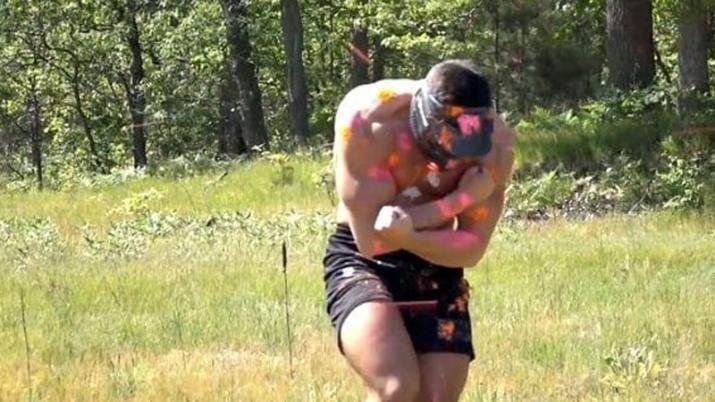 Así se te queda el cuerpo tras recibir disparos de paintball