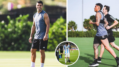 El video de Facundo Farías y Luis Suárez mientras se confirmaba la lesión de Lionel Messi