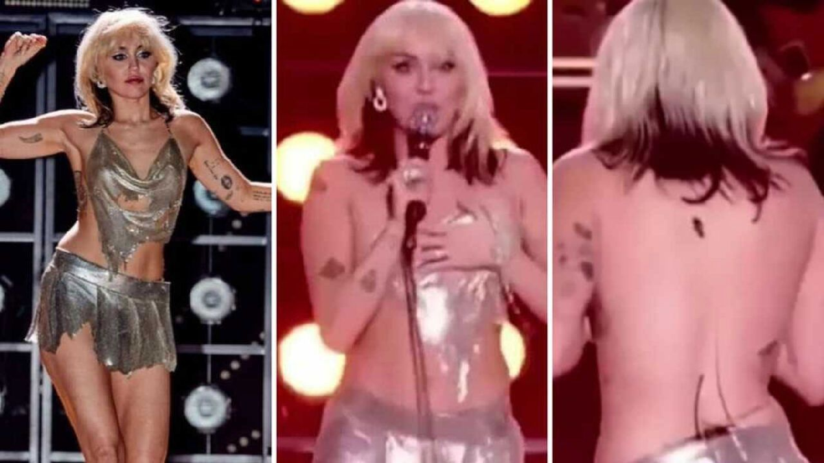 La cantante estaba entonando su hit Party in the U.S.A. cuando las tiras de su top se desabrocharon, y ella sujet&oacute; la prenda durante un par de segundos y luego se dio vuelta.