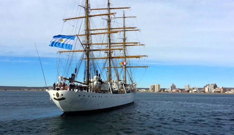Es el 54.º viaje de instrucción de la embarcación a vela más importante que tiene la Argentina.