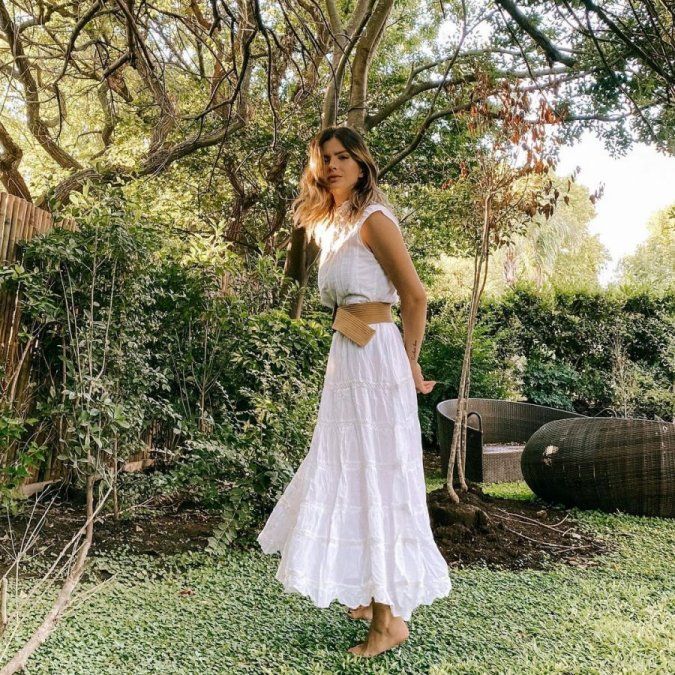 La China Suárez tiene un estilo liberty para vestirse.