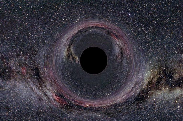 La Nasa realizó una simulación de un agujero negro distorsionando el espacio-tiempo