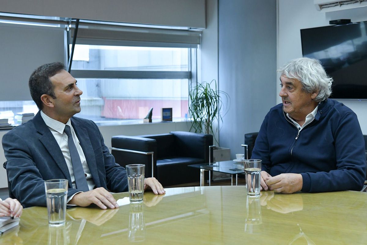 Julio Cordero y Sergio Romero se reunieron en Buenos Aires.