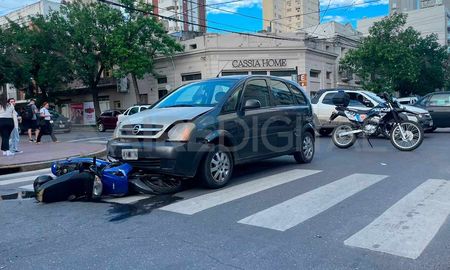 El accidente se produjo en la intersección de Junín y San Jerónimo. El accidente se produjo en la intersección de Junín y San Jerónimo.