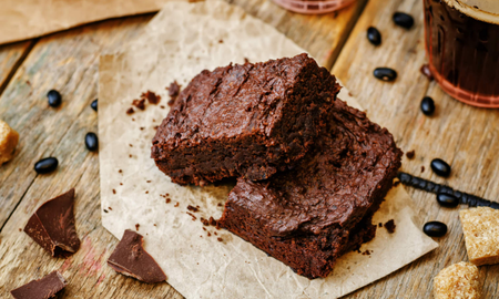 Brownies veganos de chocolate con remolacha Brownies veganos de chocolate con remolacha
