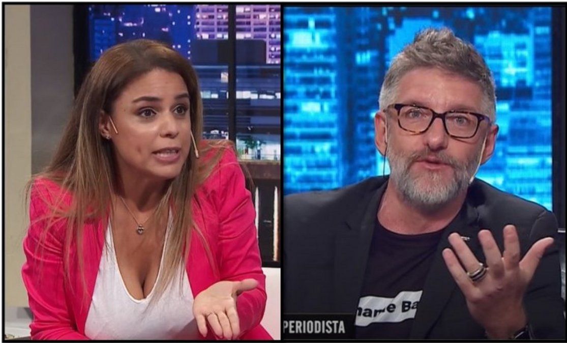 Luis Novaresio y Marina Calabró tuvieron un picante cruce y pase de facturas