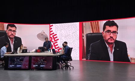 La entrevista fue realizada en el programa Ahora Vengo que conduce Luis Mino. La entrevista fue realizada en el programa Ahora Vengo que conduce Luis Mino.