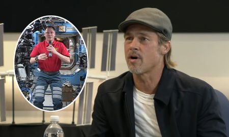 brad pitt charlo con un astronauta sobre su nueva pelicula del espacio: ?hablemos de mi, ¿como me viste?? brad pitt charlo con un astronauta sobre su nueva pelicula del espacio: ?hablemos de mi, ¿como me viste??