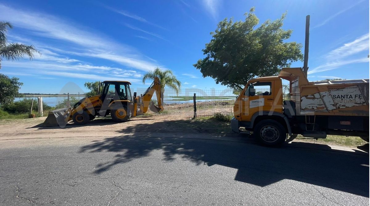 La Municipalidad de Santa Fe apura los trabajos en la Costanera Néstor Kirchner.&nbsp;