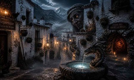 Cada callejón de Soportújar rinde homenaje a las leyendas que sus antepasados trajeron del norte de España. Cada callejón de Soportújar rinde homenaje a las leyendas que sus antepasados trajeron del norte de España.